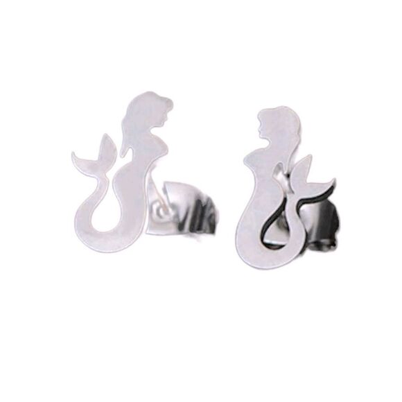 Mermaid 🧜‍♀️ Stud Earrings - Picture 1 of 4